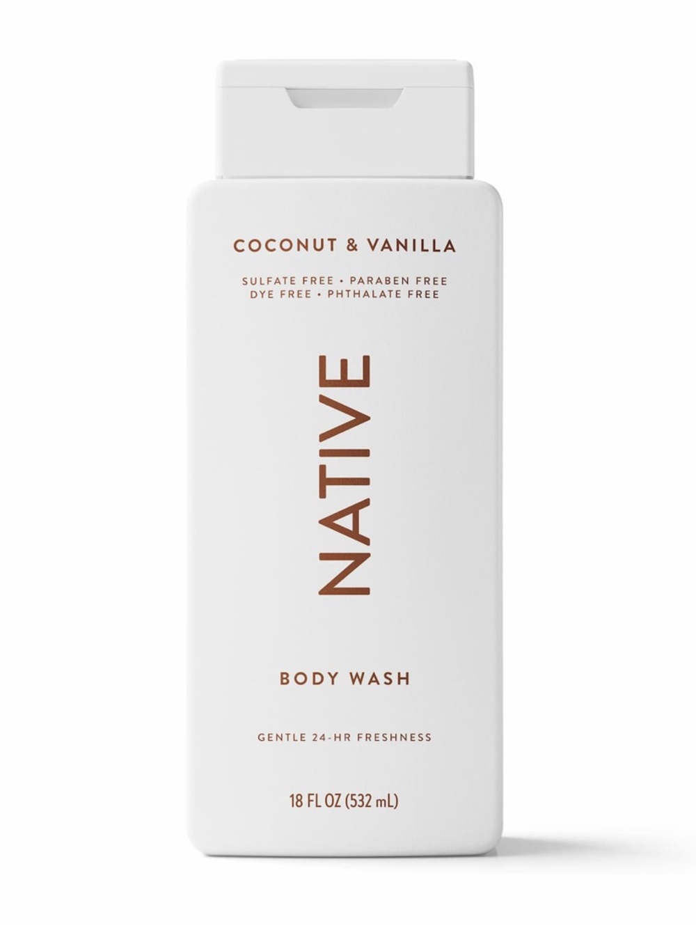🥥 Native Coconut & Vanilla Body Wash | Full Size 18 oz | Factory Sealed